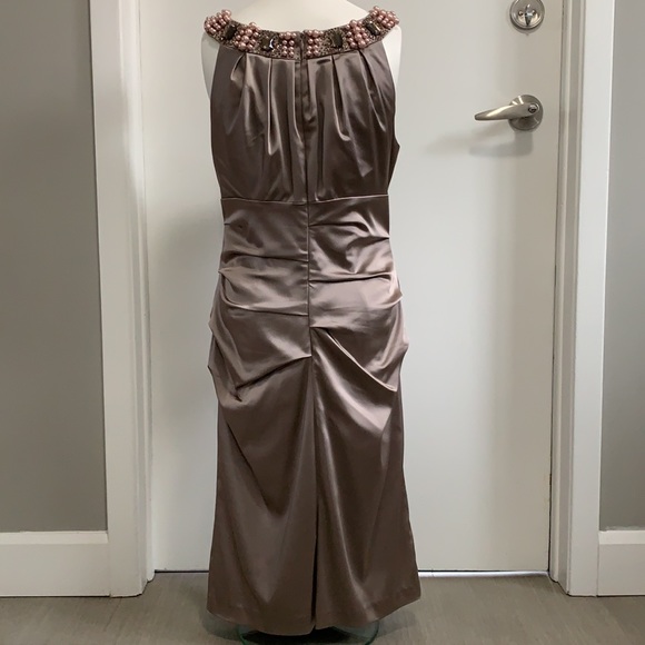 Suzi Chin for Maggy Boutique satin dress - Picture 6 of 14